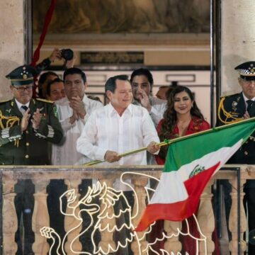 Grito de Independencia en Yucatán encabezado por Joaquín Díaz Mena (1) Grito de Independencia en Yucatán concluye con saldo blanco
