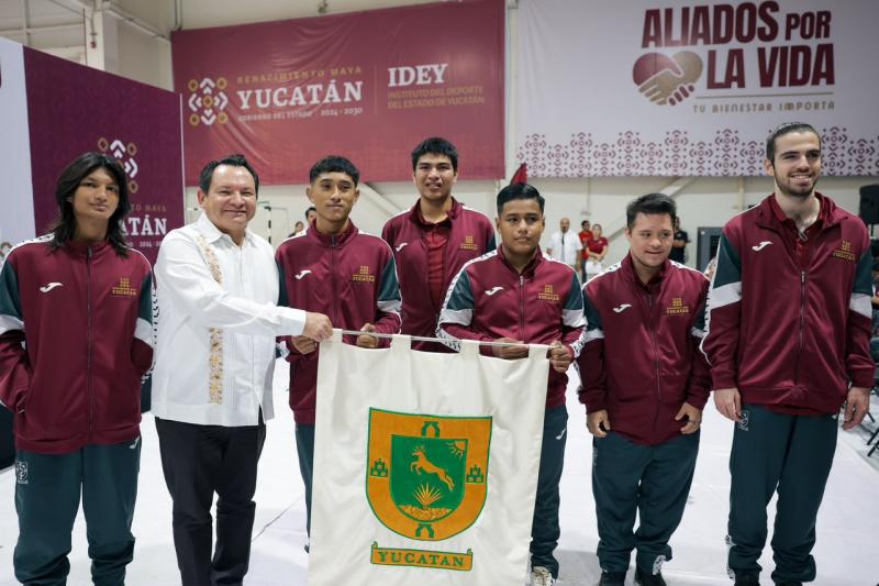 Renacimiento Maya abandera a 76 atletas rumbo a la Paralimpiada (1) Renacimiento Maya abandera a 76 atletas rumbo a la Paralimpiada Nacional Conade 2026