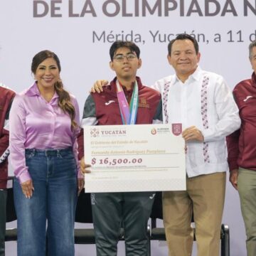 Renacimiento Maya reconoce talento de sus jóvenes deportistas de alto rendimiento con estímulos por 5.8 mdp