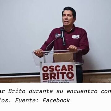 El diputado federal por Yucatán, Óscar Brito Zapata (Morena), anunció la implementación de un ejercicio informativo mensual con los medios de comunicación para someterse al escrutinio público y transparentar la labor legislativa que realiza en el Congreso.