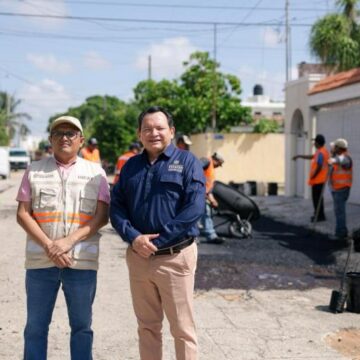 Yucalpetén mejora sus calles con 143 vialidades intervenidas