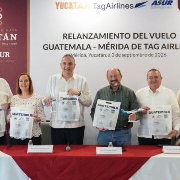 Yucatán fortalece conectividad con vuelo Guatemala-Mérida