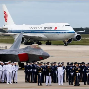 Xi Jinping llega a Washington para reunirse con Trump