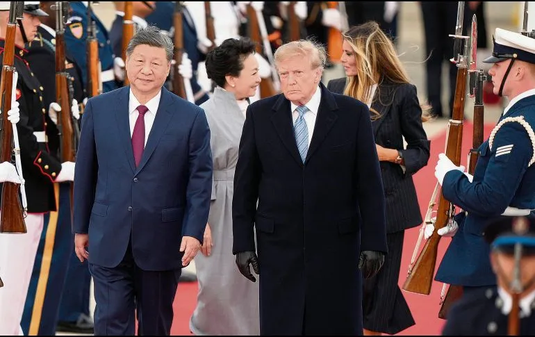 Xi Jinping y Donald Trump durante su encuentro en la Casa Blanca Xi Jinping ve margen de cooperación entre China y EU en IA