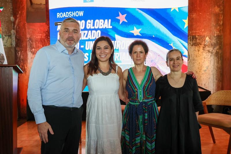 desarrollo empresarial y detonar la economía circular (1) Yucatán se alía con la Unión Europea para atraer inversión, fortalecer desarrollo empresarial y detonar la economía circular