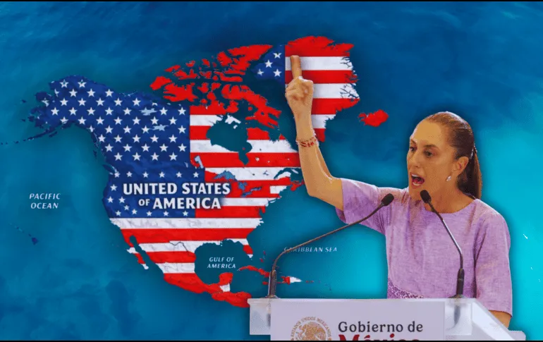 sheinb Donald Trump desata polémica al publicar mapa que integra a México y Canadá como parte de EE. UU.