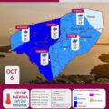 Clima en Yucatán: Lluvias fuertes este 6 de octubre