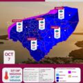 Clima en Yucatán: Lluvias fuertes este 7 de octubre