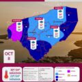 Huracán Isaías en Yucatán: Lluvias y oleaje este 8 de octubre