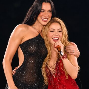 Dua Lipa y Shakira cantan “Antología” en Madrid