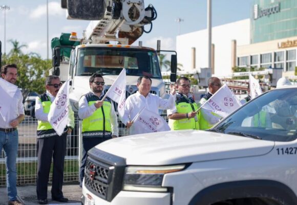 El Gobernador le pidió a la Presidenta y llegaron: 250 especialistas de la CFE trabajarán un mes en la red eléctrica de Mérida, Progreso y Umán para prevenir apagones