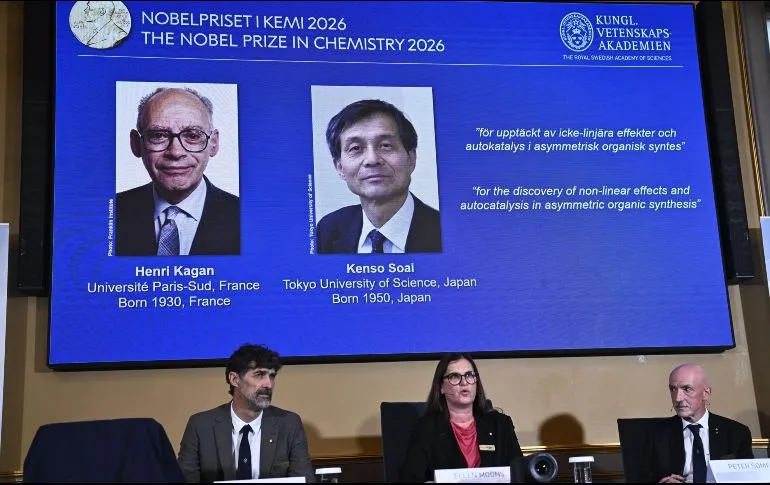 Henri B. Kagan y Kenso Soai ganadores del Nobel de Química 2026 Nobel de Química 2026 reconoce avances en síntesis