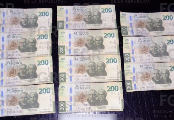 FGR OBTIENE VINCULACIÓN A PROCESO CONTRA UNA PERSONA POR USO DE MONEDA FALSIFICADA EN MÉRIDA, YUCATÁN