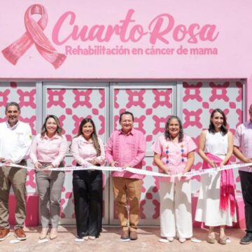 María de los Ángeles venció el cáncer de mama y sabe lo que cuesta recuperarse: el DIF abre el primer Cuarto Rosa de Yucatán para rehabilitar a mujeres después del tratamiento